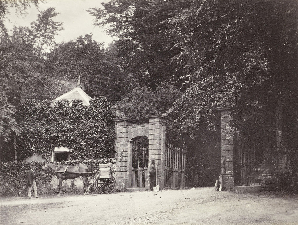 Detail of entry gate of a house in Fort William by Francis Edmond Currey