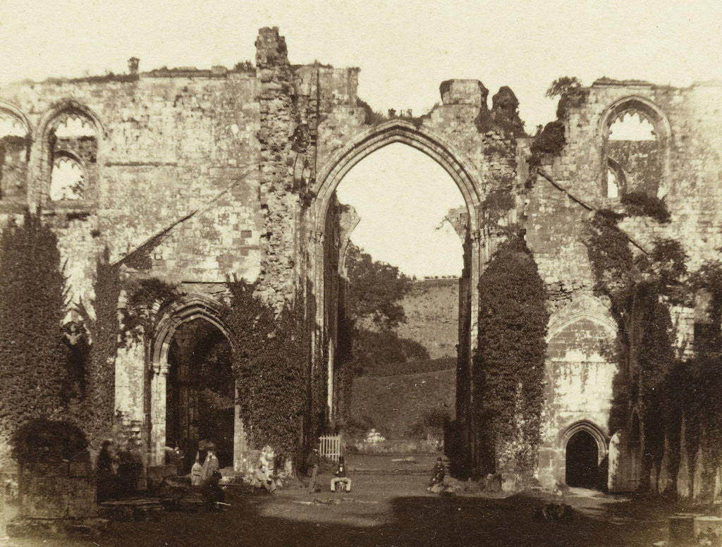Detail of The ruins of Furness Abbey UK by Roger Fenton