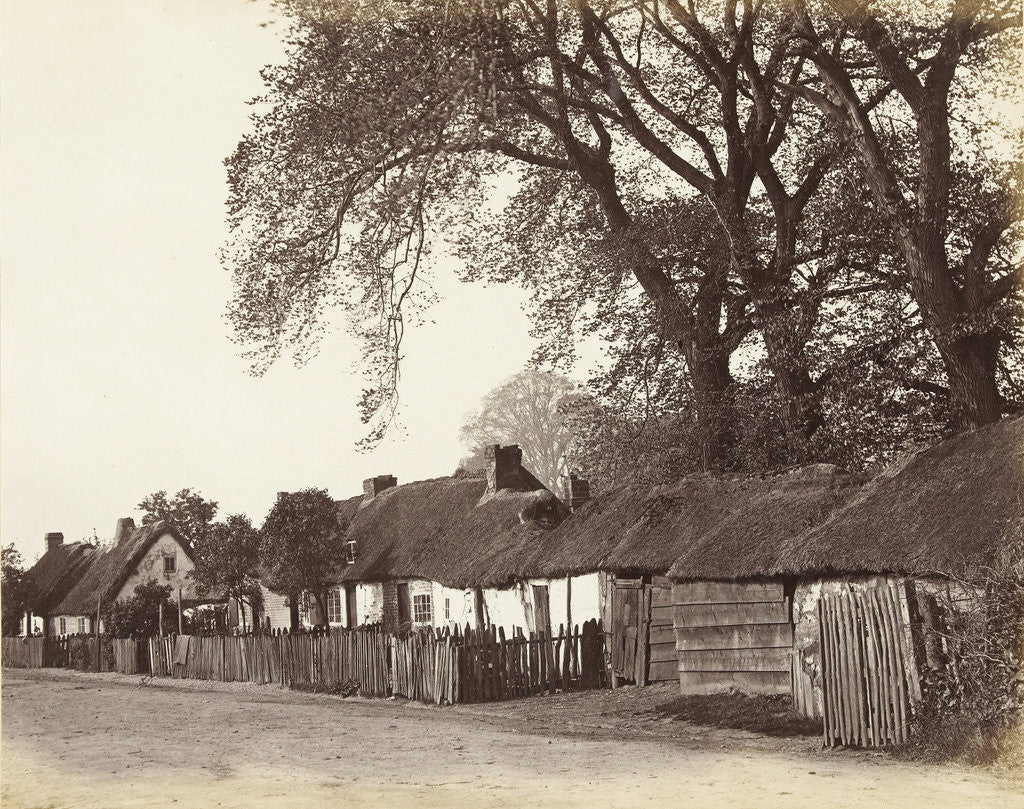 Detail of Houses in Wilford, Nottinghamshire UK by George Bankart