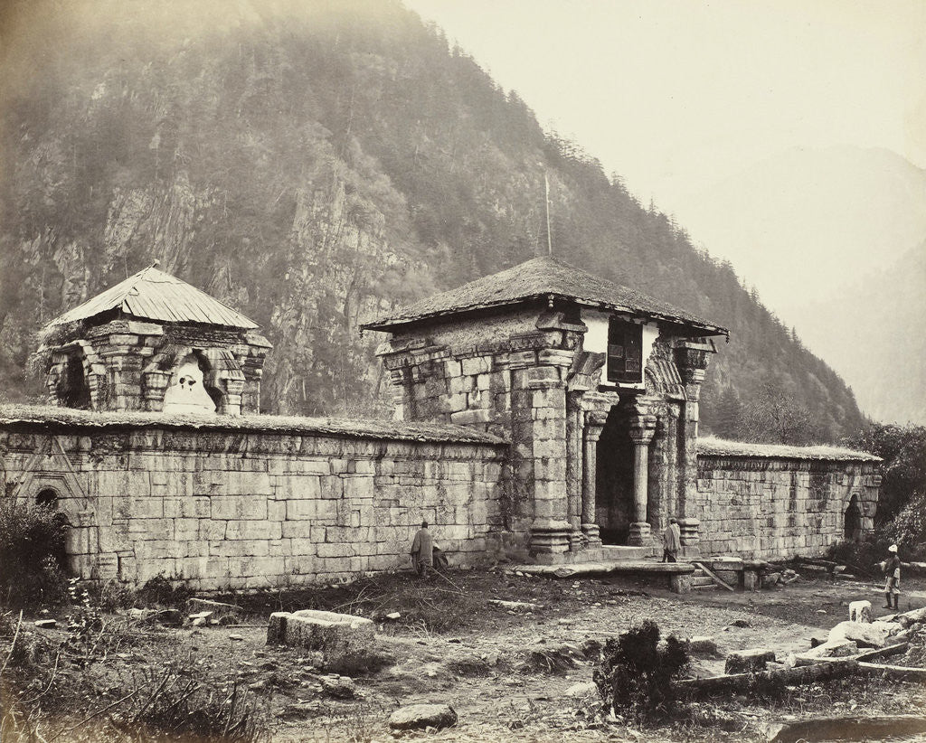Detail of Ancient Temple in Kashmir by Samuel Bourne