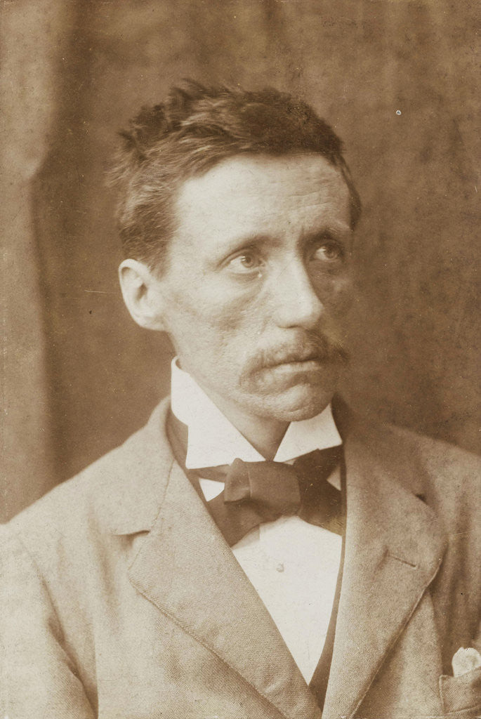 Detail of Portrait of Willem Kloos by Willem Witsen