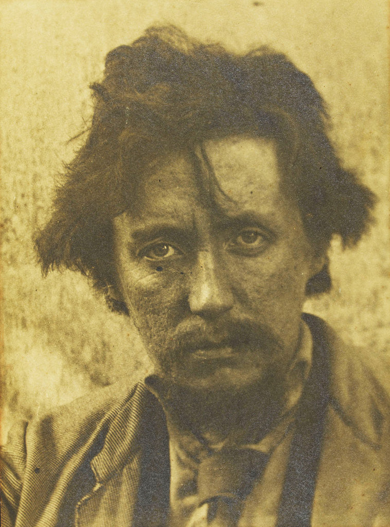 Detail of Portrait of the Writer and Poet Willem Kloos by Willem Witsen