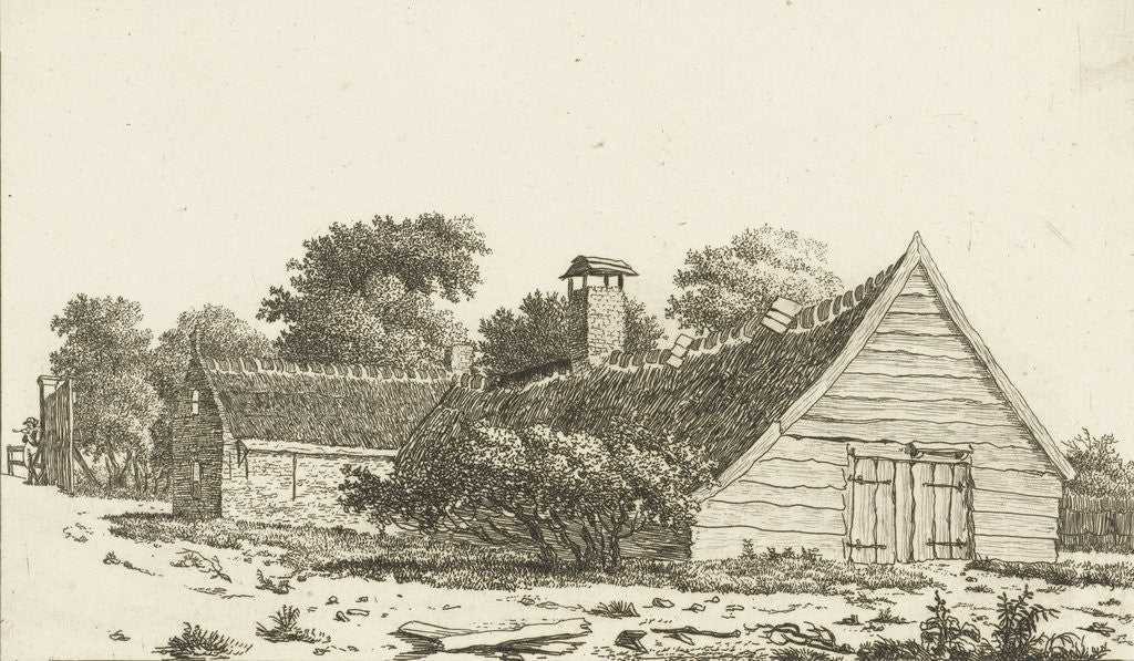 Detail of Inn the Molentje on the Amstel by Anthonie van den Bos