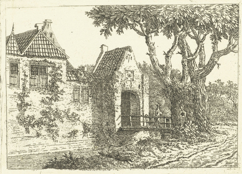 Detail of Castle Supporters at Zwolle by Anthonie van den Bos