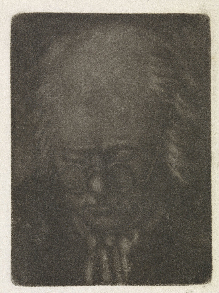 Detail of Head of an old man with glasses by Anthonie van den Bos