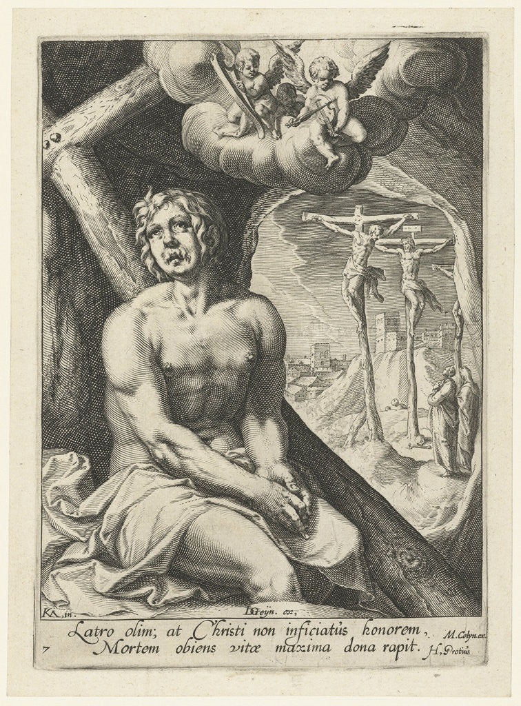 Detail of Good killer as repentant sinner, Hugo Grotius by Michael Colyn