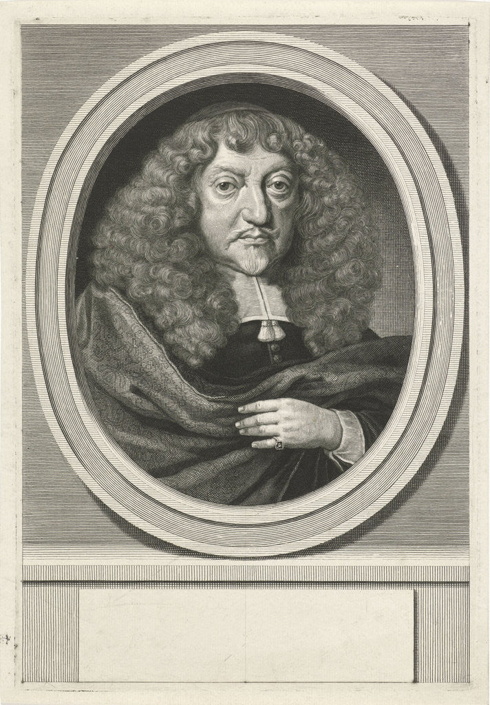 Detail of Portrait of Benjamin Engelcke by Andreas Stech