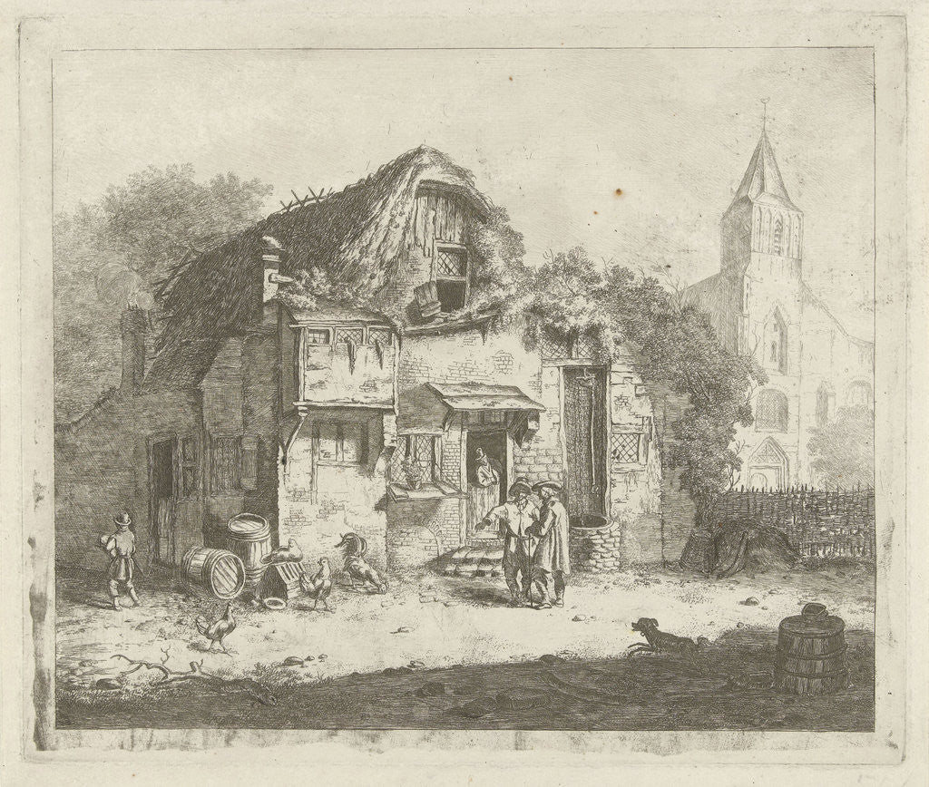 Detail of Farm at a church by Jabes Heenck