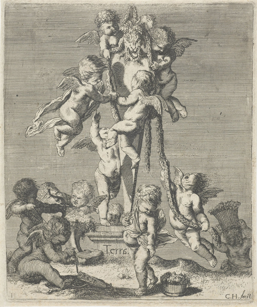 Detail of Earth by Cornelis A. Hellemans