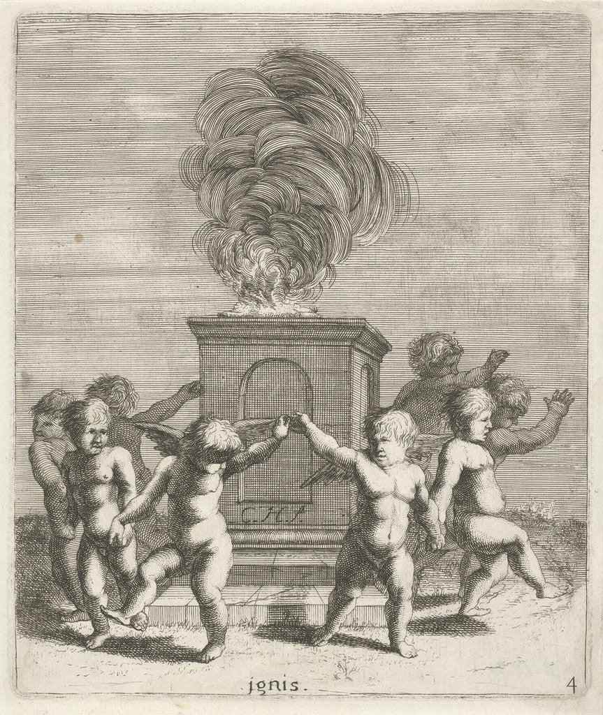 Detail of Fire by Cornelis A. Hellemans