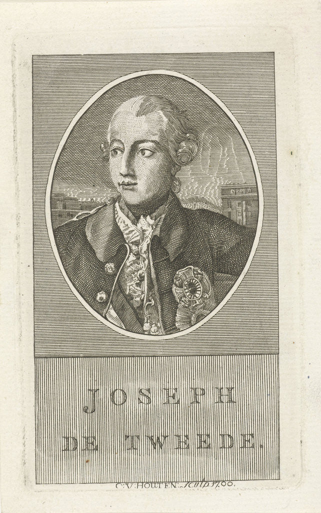 Detail of Portrait of Joseph II, German Emperor by Christiaan van Houten
