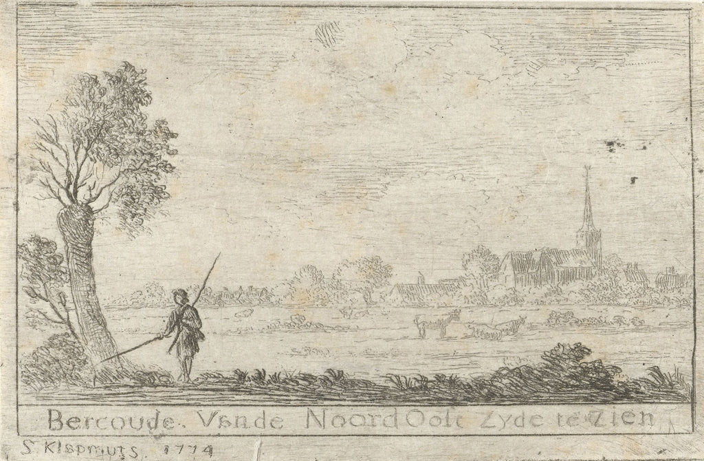 Detail of View on Bercoude by Simon Klapmuts