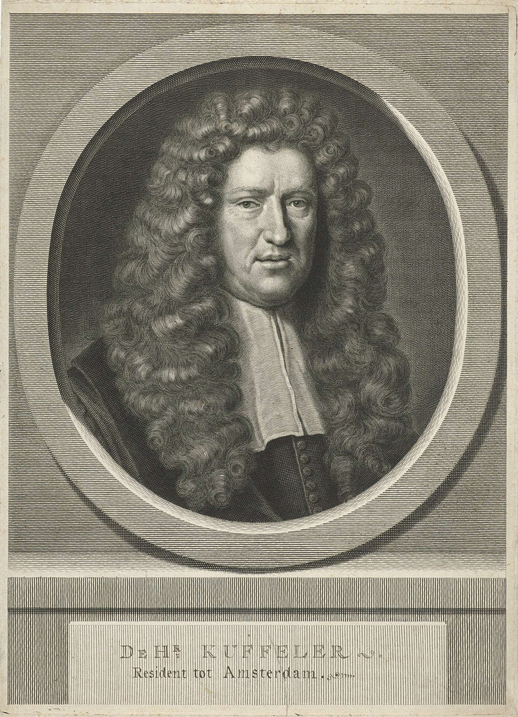Detail of Portrait of John Abraham Kuffeler by David van der Plas