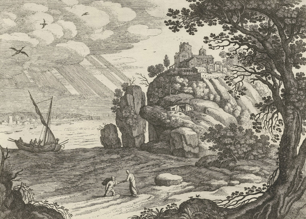 Detail of Miraculous fishing by Antoine Bonenfant