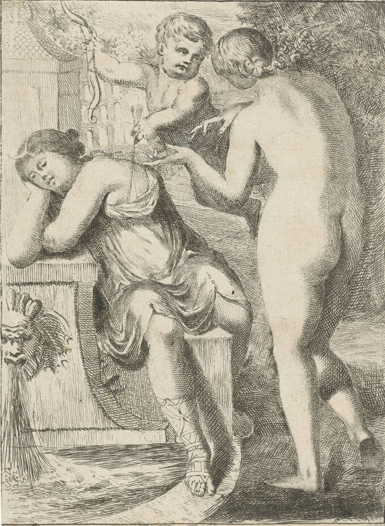 Detail of Diana and Venus by Pieter van der Plas II
