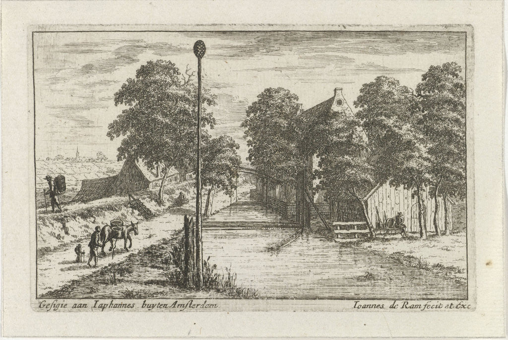 Detail of View Jaap Hannes by Johannes de Ram