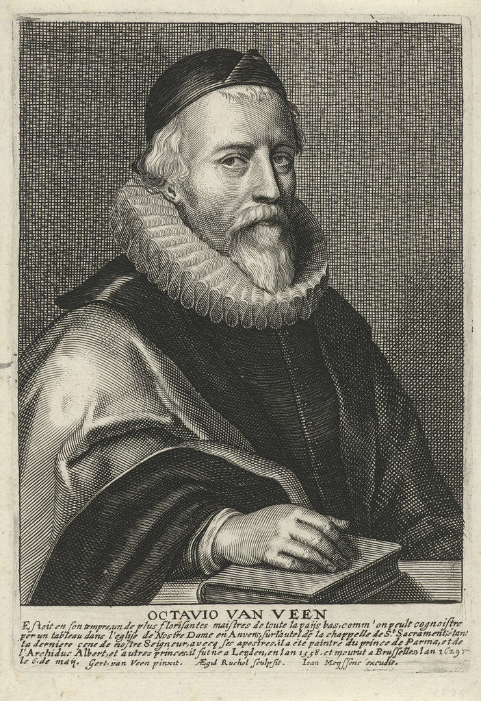 Detail of Bust of a young man with hat by Peter Snijers