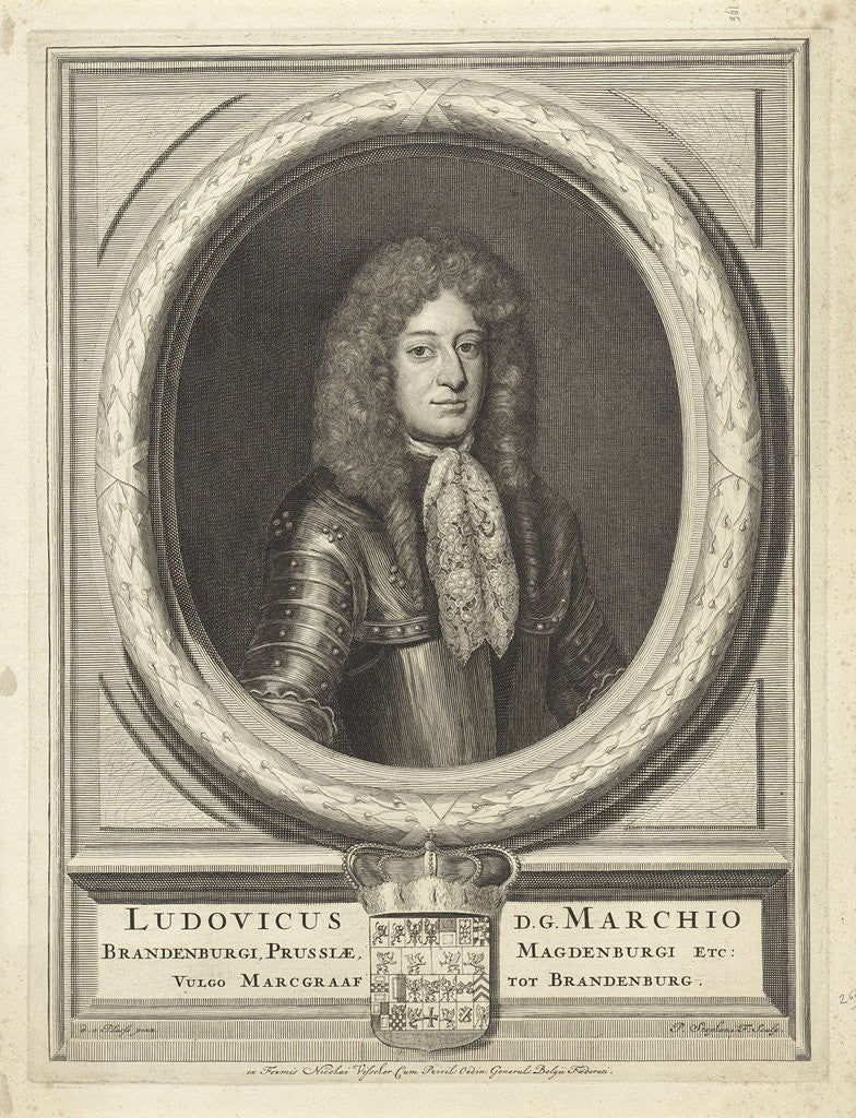 Detail of Portrait of Louis, Margrave of Brandenburg by Staten Generaal