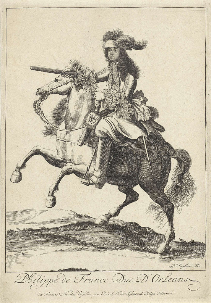 Detail of Equestrian Portrait of Philip I by Nicolaes Visscher II