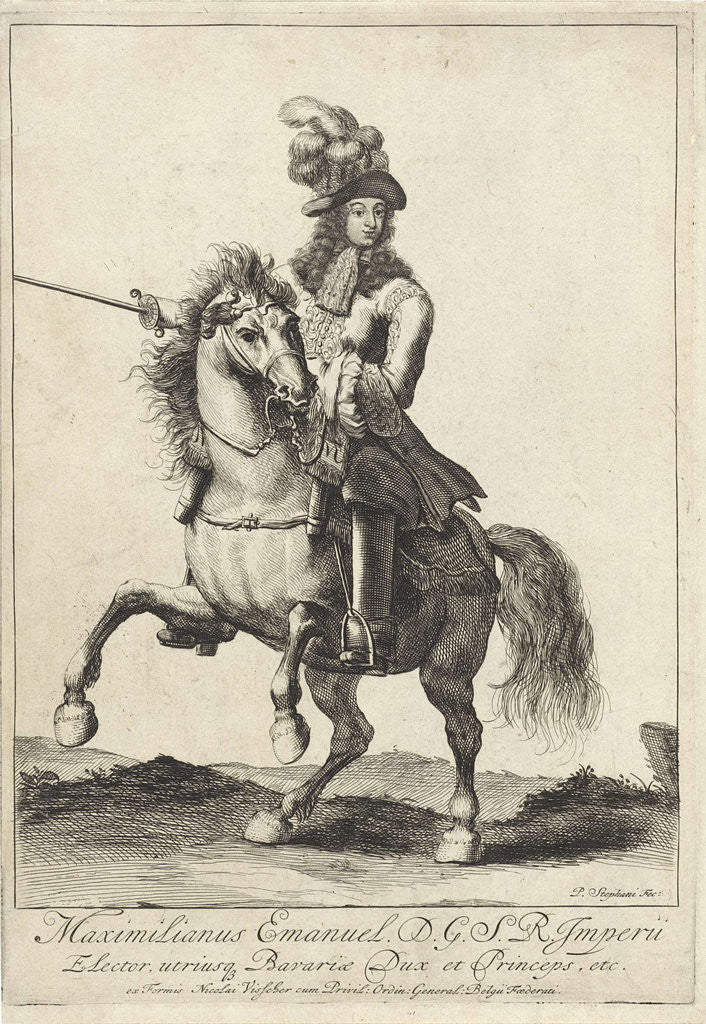 Equestrian Portrait of Maximilian II Emanuel by Staten Generaal