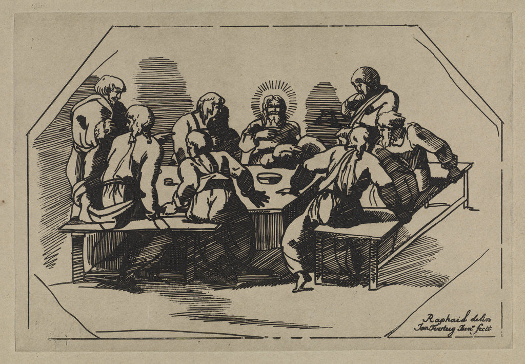 Detail of Last Supper by Jan Tersteeg