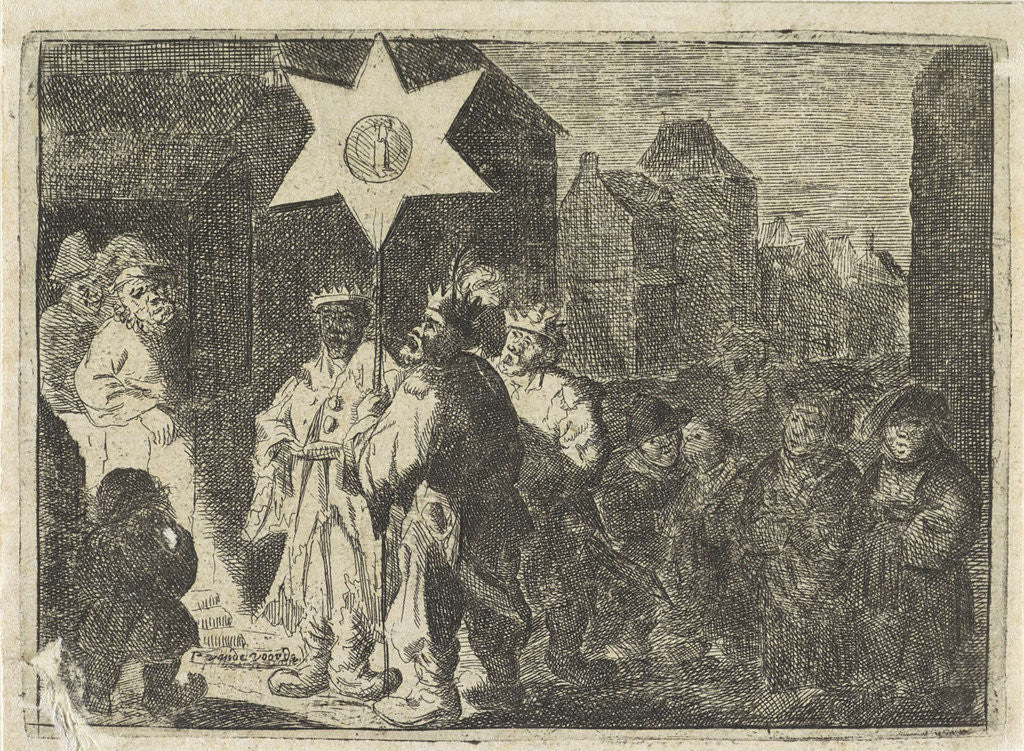 Detail of Epiphany, Driekoningen by Peter van Voorde