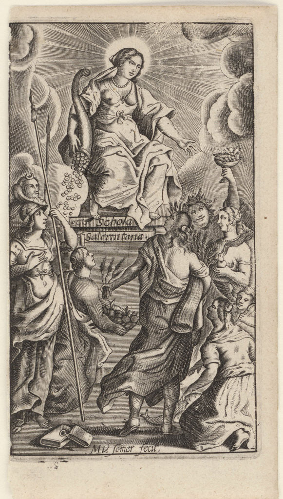 Detail of MV Somer fecit, Matthias von Somer by Matthias von Somer