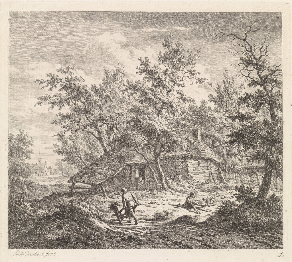 Detail of Farm by Leendert Overbeek