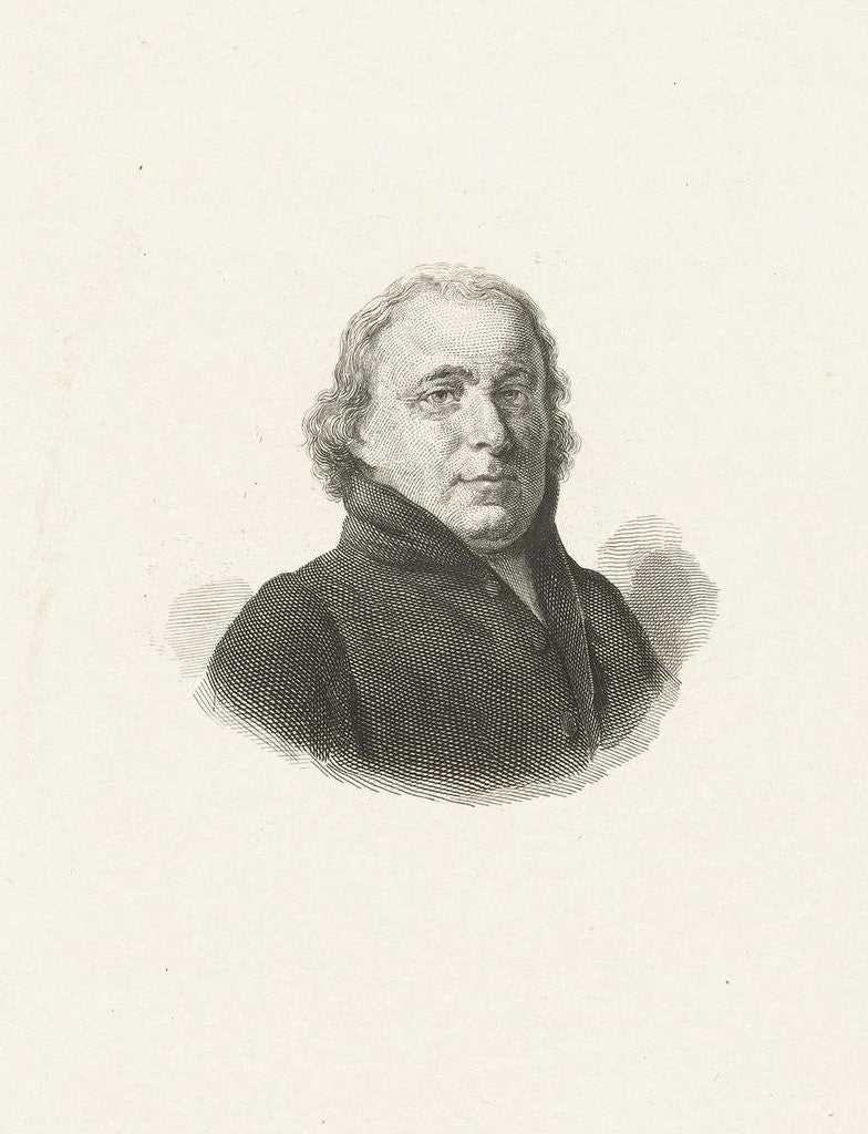 Detail of Portrait of I. Best, father of the artist by Adriaan van der Willigen