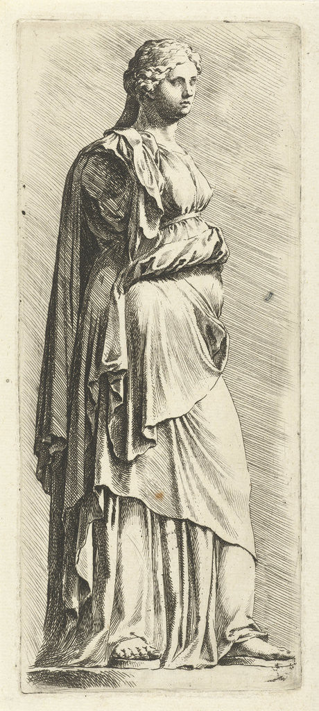 Detail of Picture of a woman without arms by Jan de Bisschop