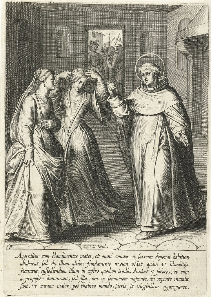 Detail of Thomas converted his sister by Otto van Veen