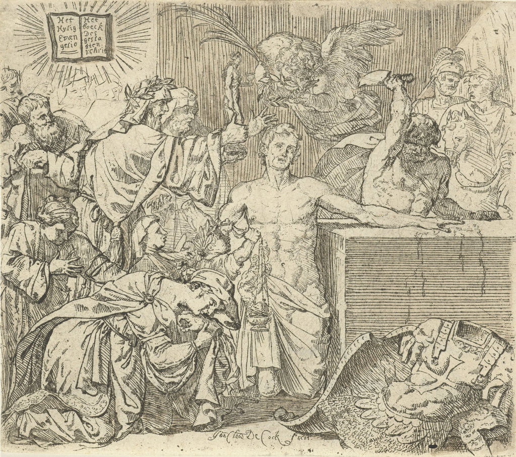 Detail of Martyrdom of Saint Quirinus of Neuss by Jan Claudius de Cock