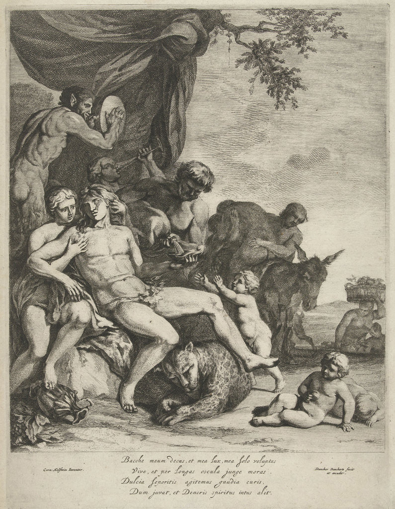 Detail of Bacchanal by Dancker Danckerts