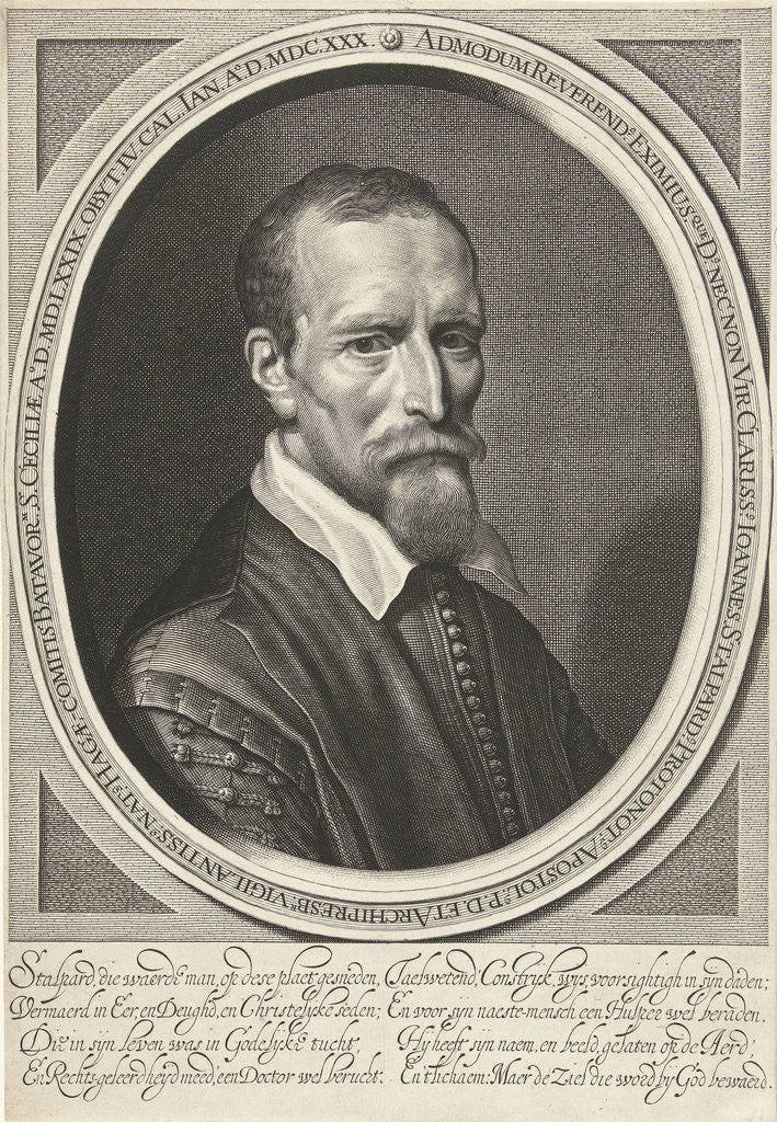 Detail of Portrait of Johannes van der Wiele Stalpaert Willem Jacobsz by Johan Dircksz van Nes