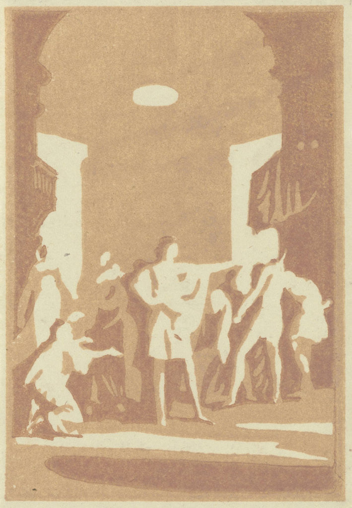 Detail of Display Blocks of Antipater by Monogrammist IW