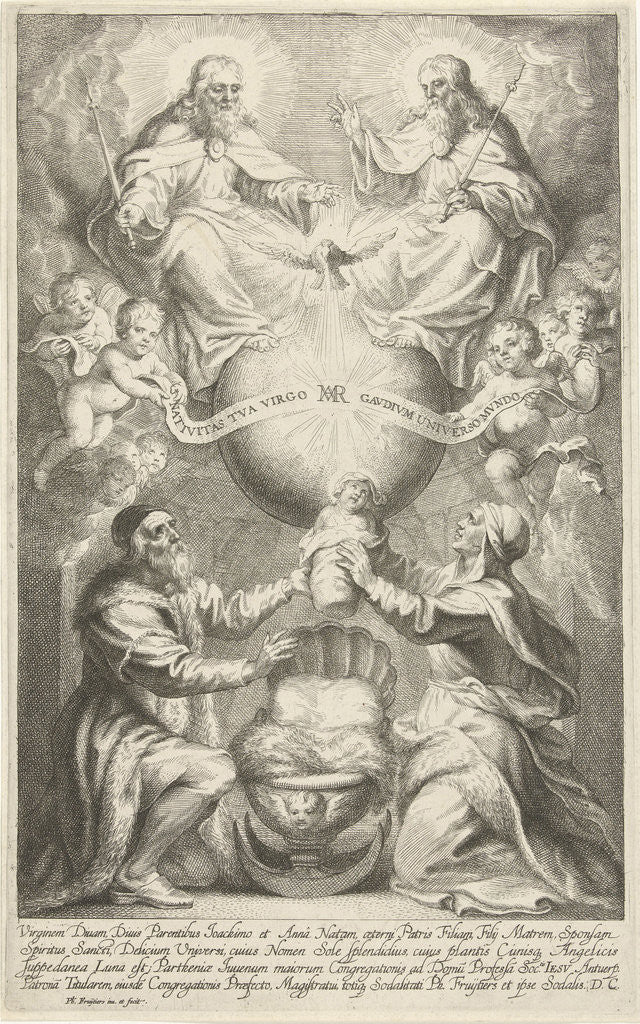 Detail of Presentation of the Blessed Virgin Mary by Philip Fruytiers