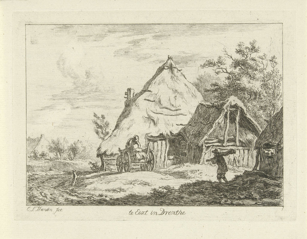 Detail of Cart for a farm by Carel Lodewijk Hansen