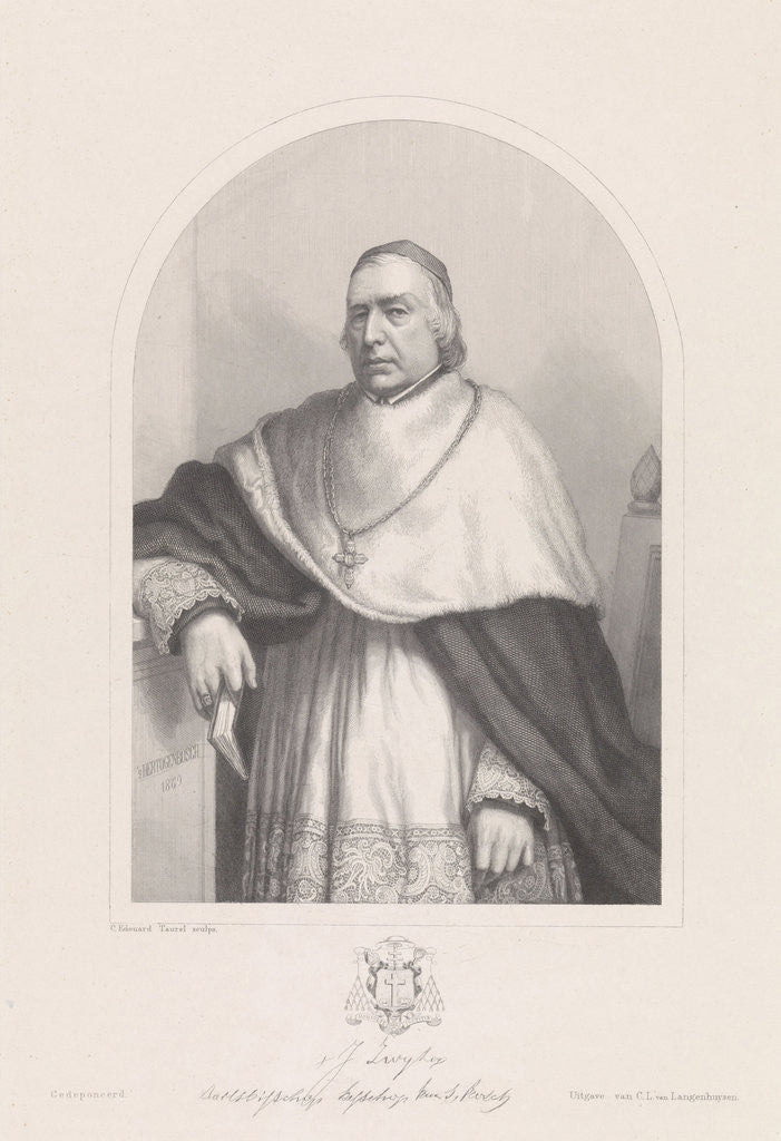 Detail of Portrait of Johannes Swijzen, Archbishop of Utrecht by Anonymous