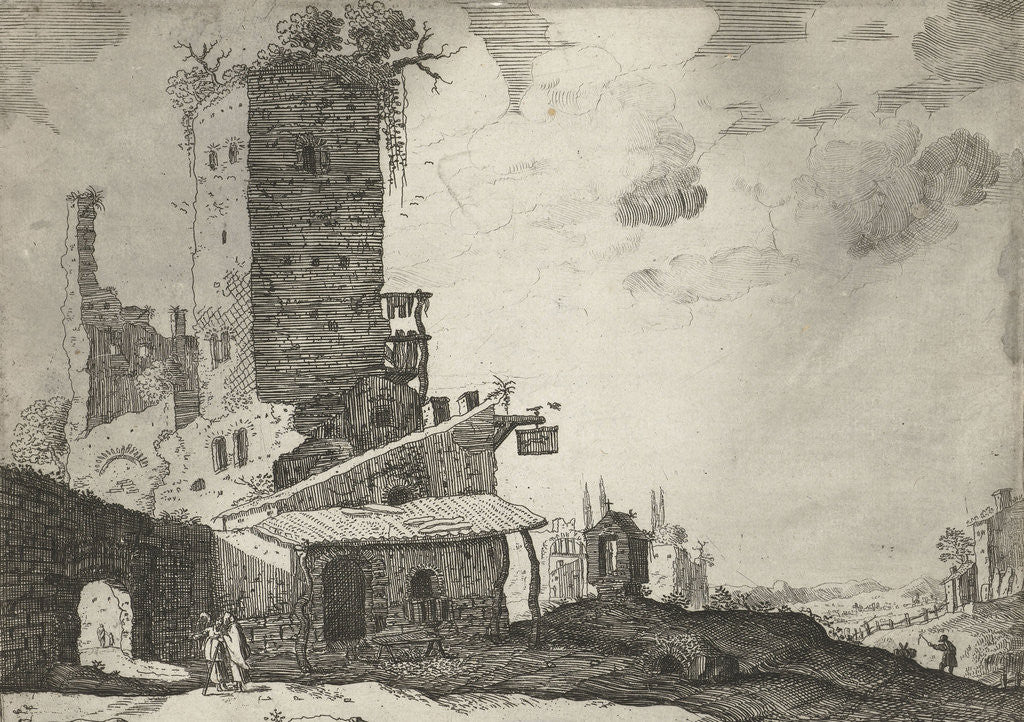 Detail of Inn at chapel by Laurens Barata