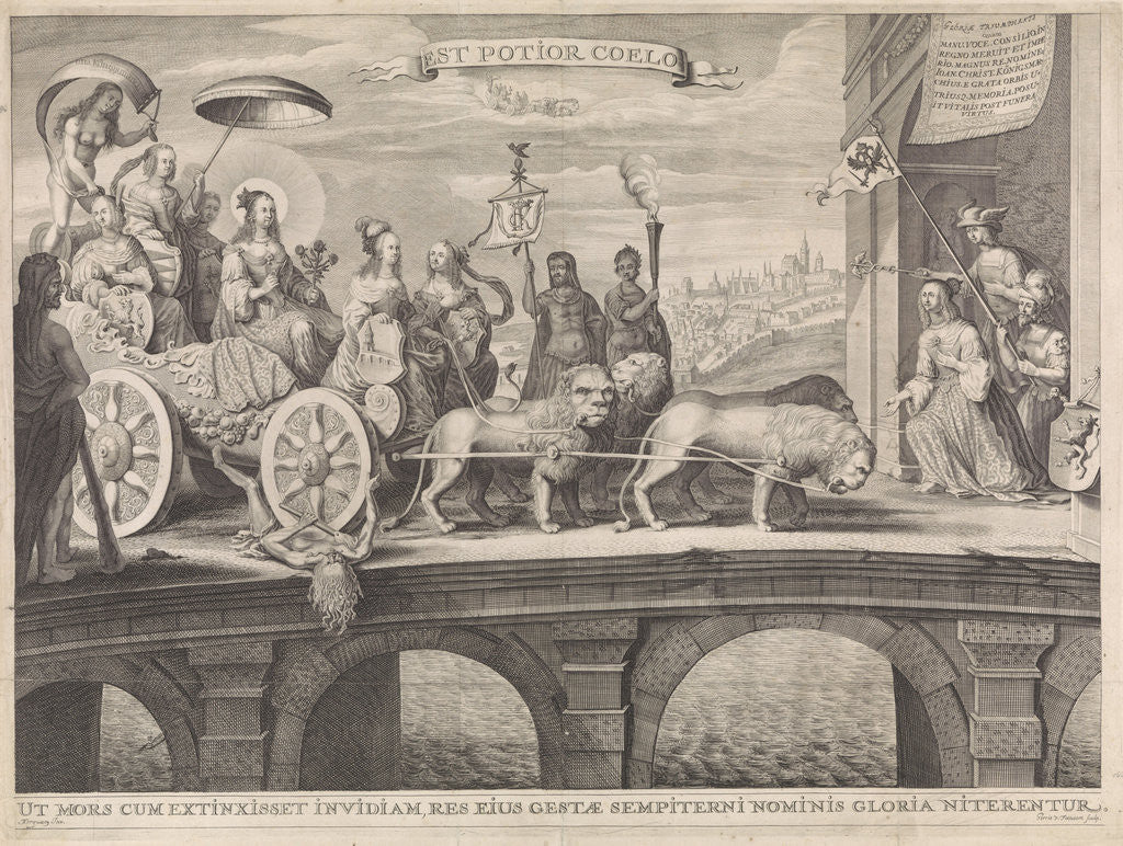 Detail of Allegory welcoming Konigsmarck by Gerrit Gerritsz van Fenaem