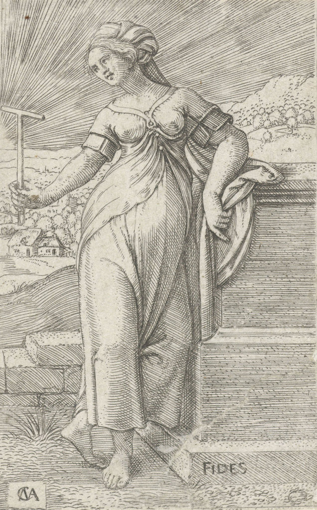 Detail of Believe by Cornelis Massijs