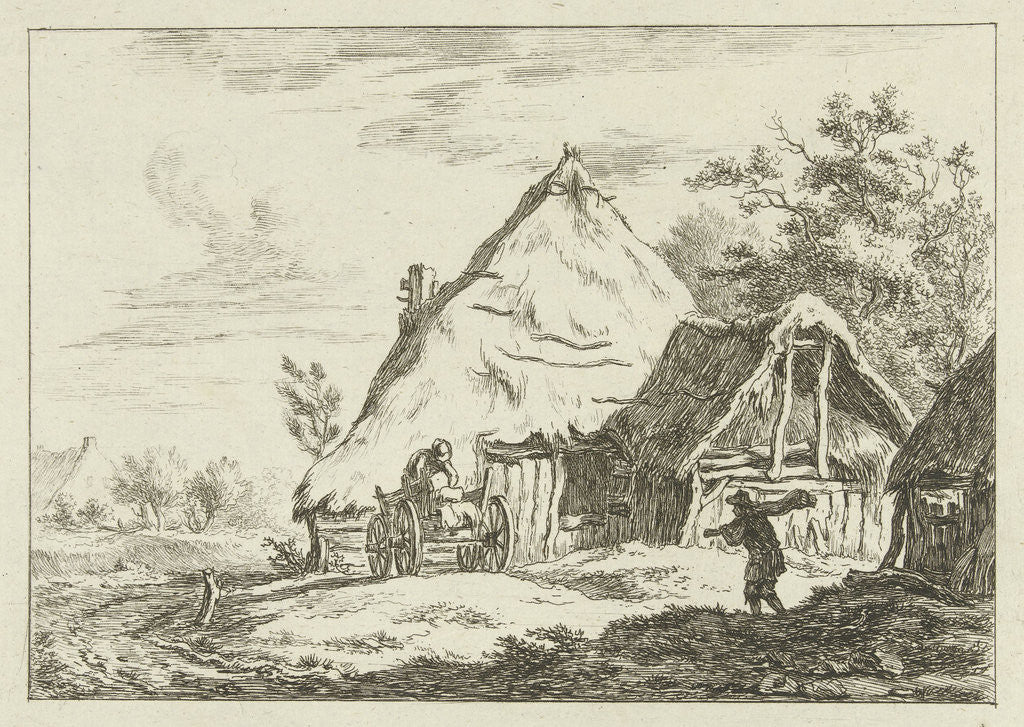 Detail of Cart for a farm by Carel Lodewijk Hansen