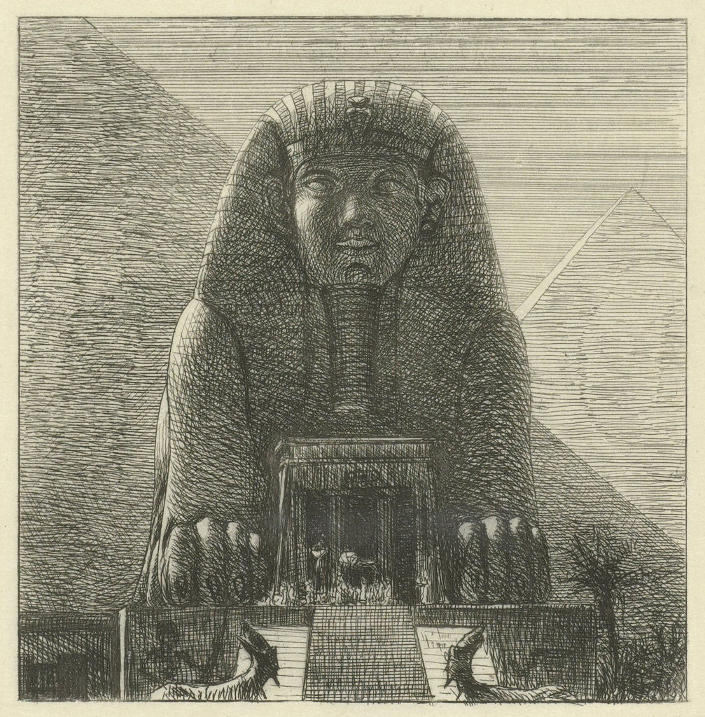 Detail of Sphinx by Lawrence Alma Tadema