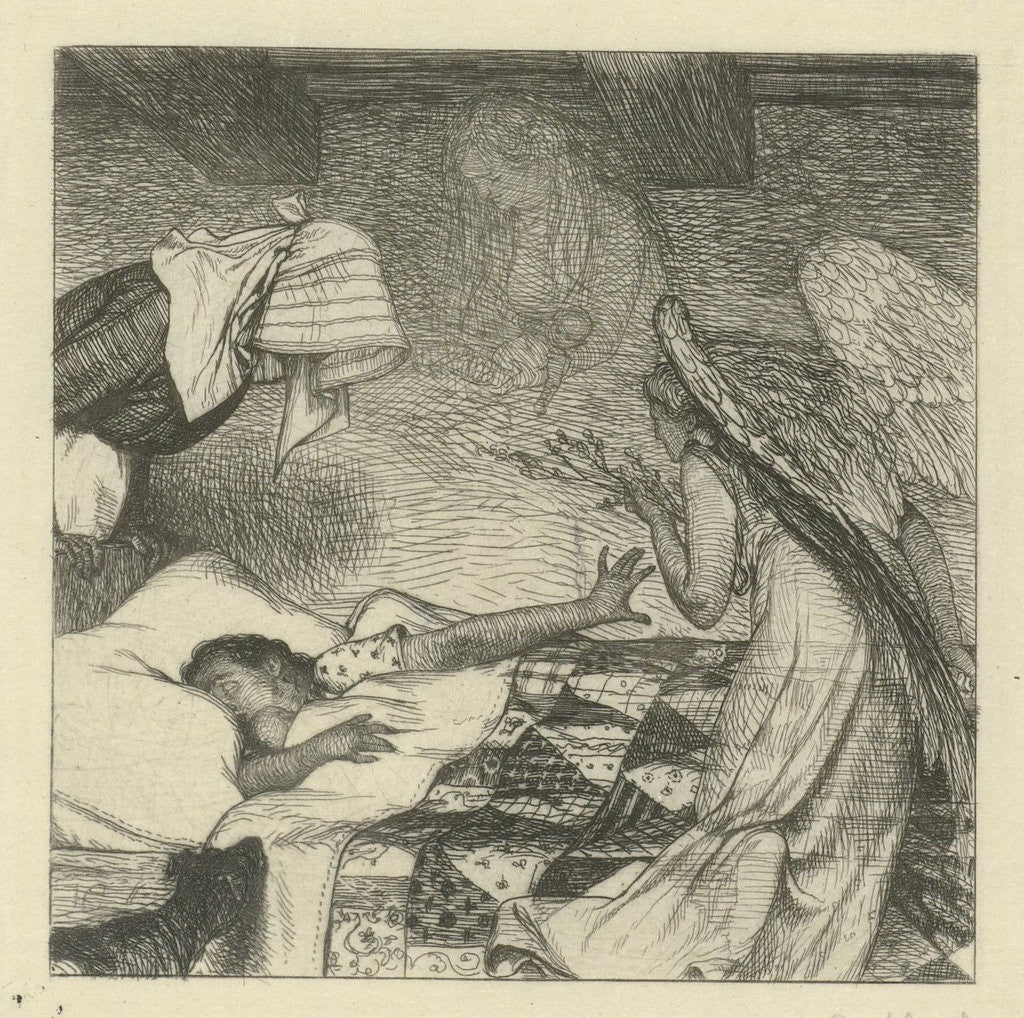 Detail of Dreaming woman by Lawrence Alma Tadema