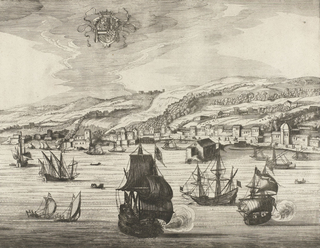 Detail of View of Naples (sheet 1) by Jan van de Velde II