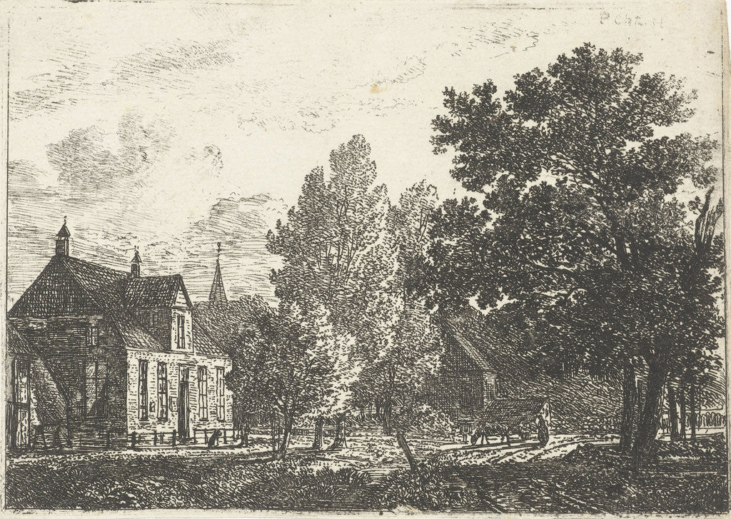 Detail of Landscape with country by Pieter Casper Christ