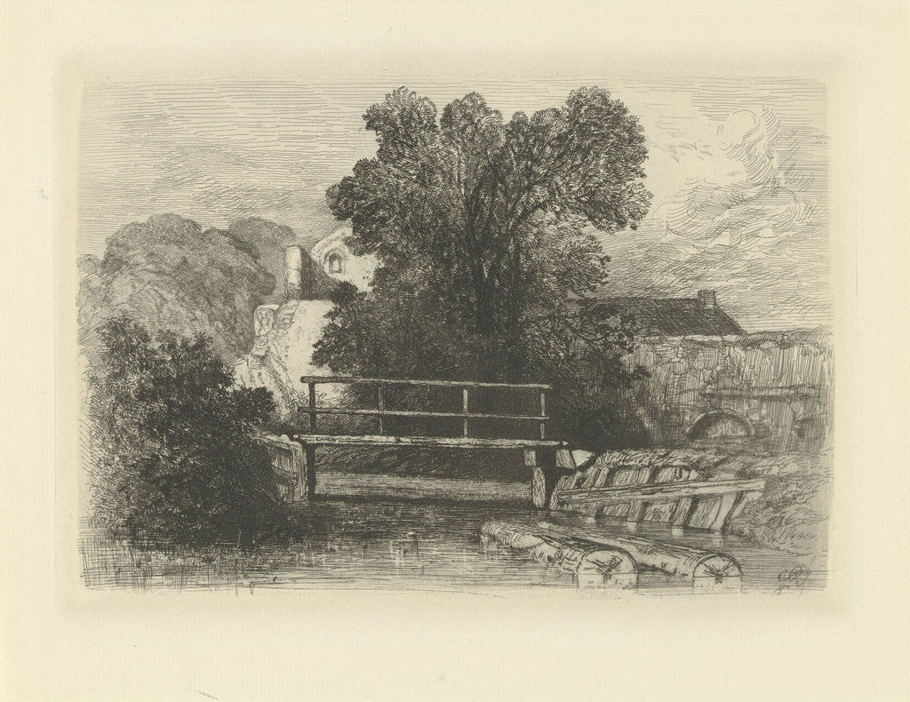 Detail of Wooden bridge by Charles Rochussen