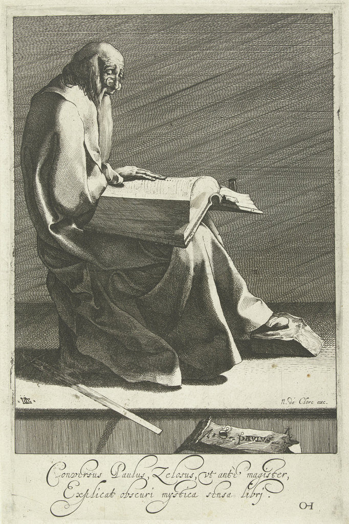 Detail of Apostle Paul by Nicolaes de Clerck