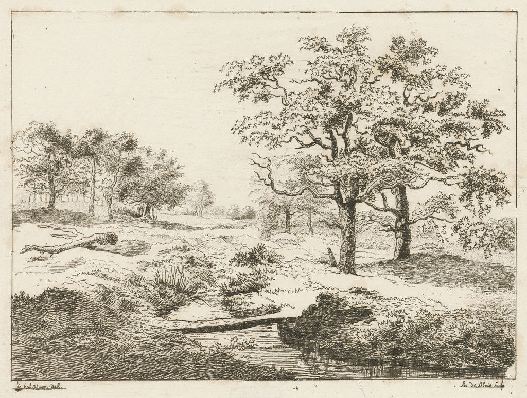 Detail of Brook with warden by baron Reinierus Albertus Ludovicus van Isendoorn à Blois