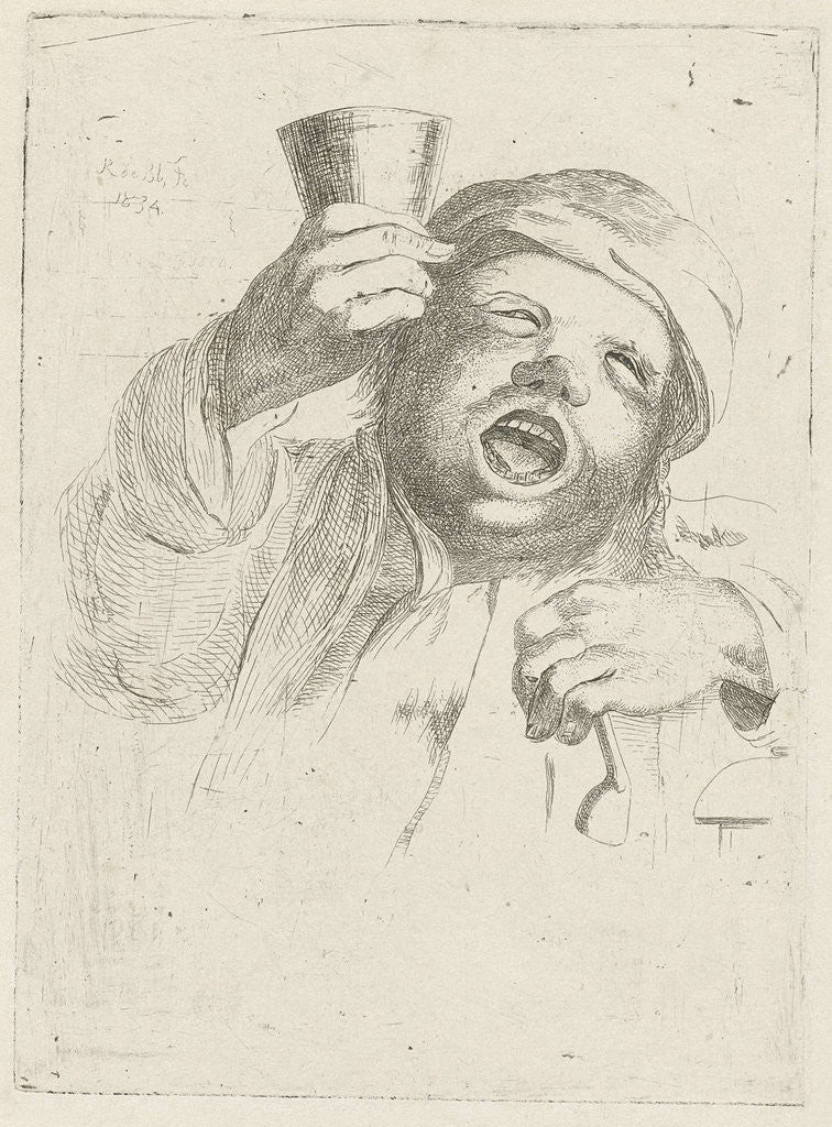 Detail of Drink by baron Reinierus Albertus Ludovicus van Isendoorn à Blois